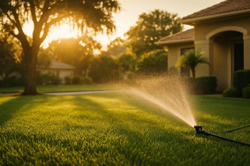 Watering Your Florida Lawn the Right Way Through a Humid Summer